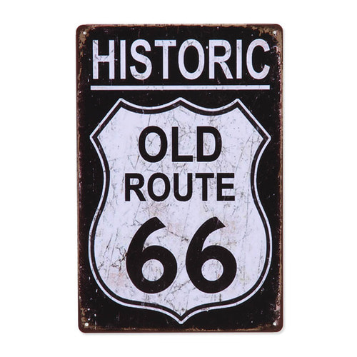 틴 포스터-Old Route 66